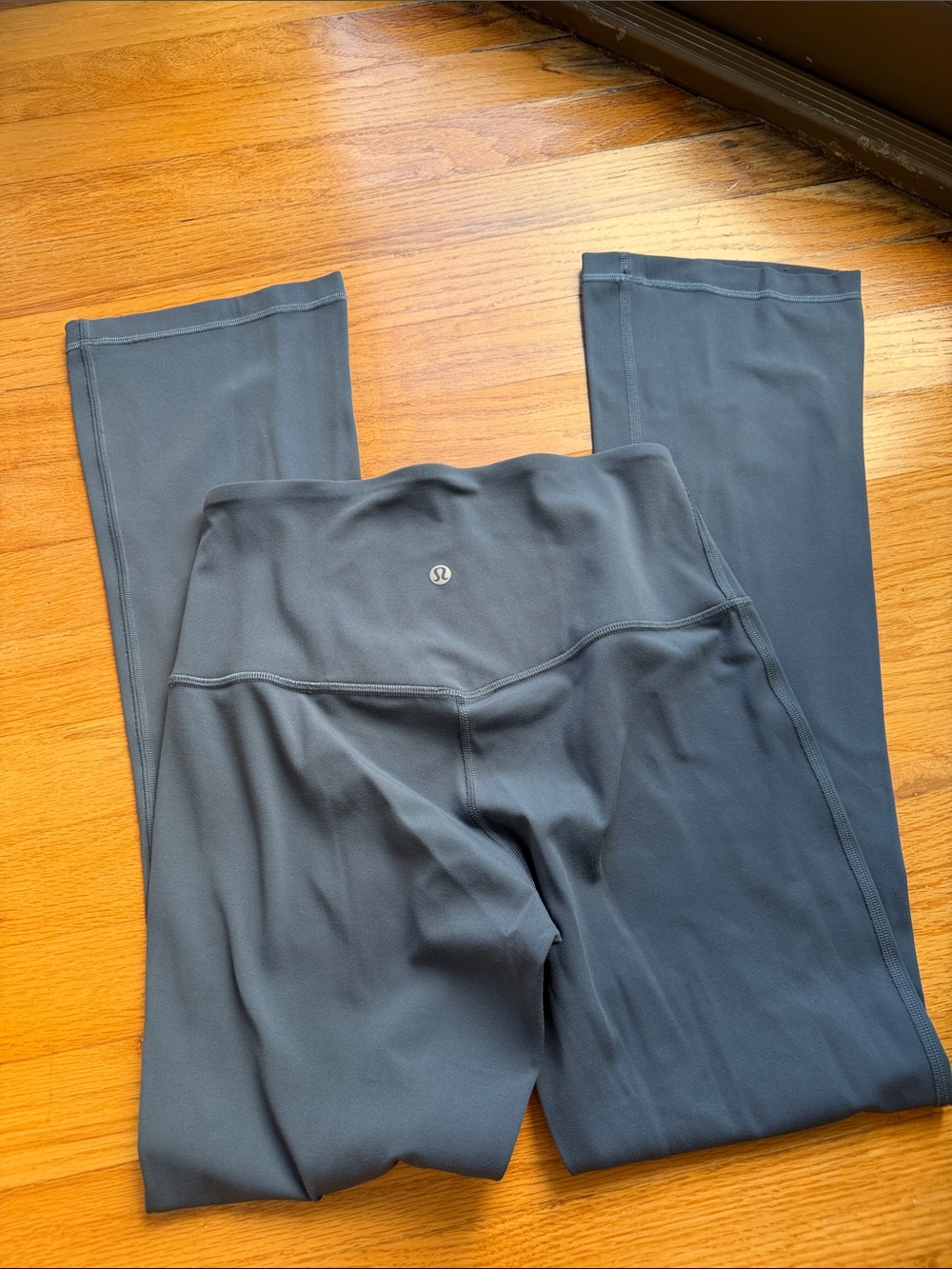 lululemon athletica High-Rise Mini Flare in Slate Blue - Short